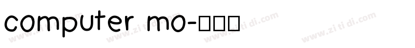 computer mo字体转换